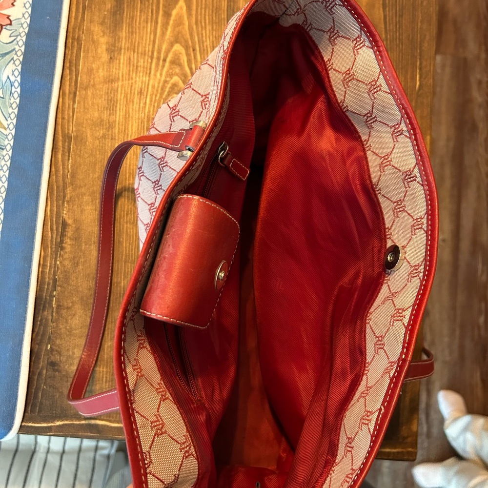 Lauren Ralph Lauren Canvas Tote - Picture 7 of 11